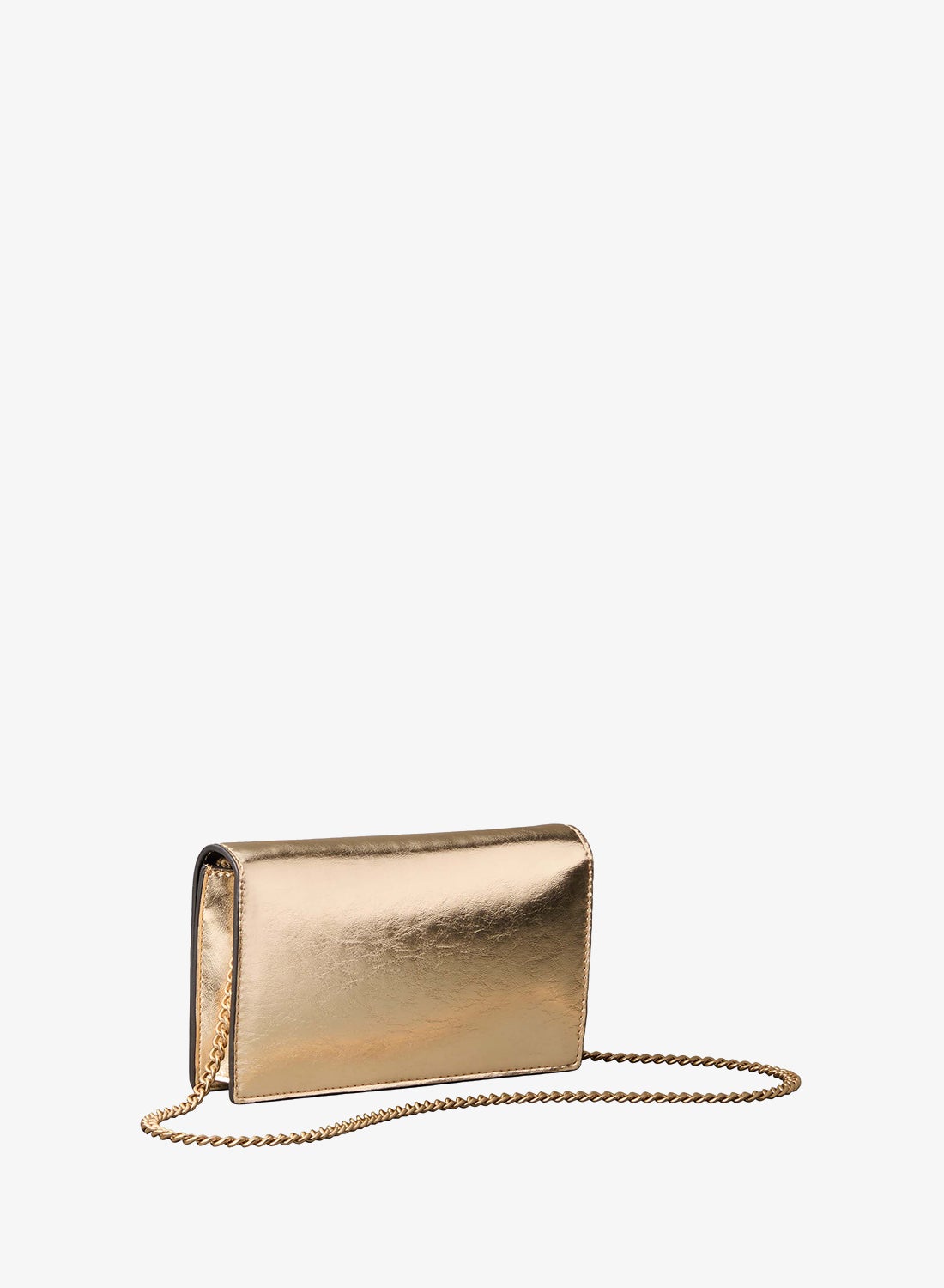 Monogram Metallic Chain Wallet